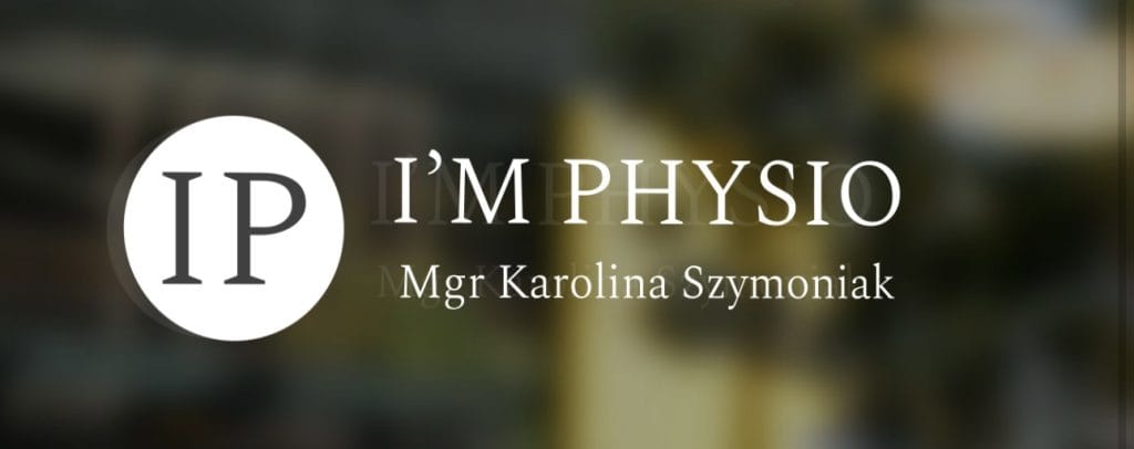 Logo i nazwa gabinetu fizjoterapii mgr Karoliny Szymoniak
