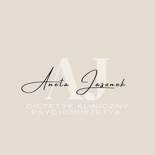 Profesjonalne logo dietetyka klinicznego i psychodietetyka Anety Jasonek