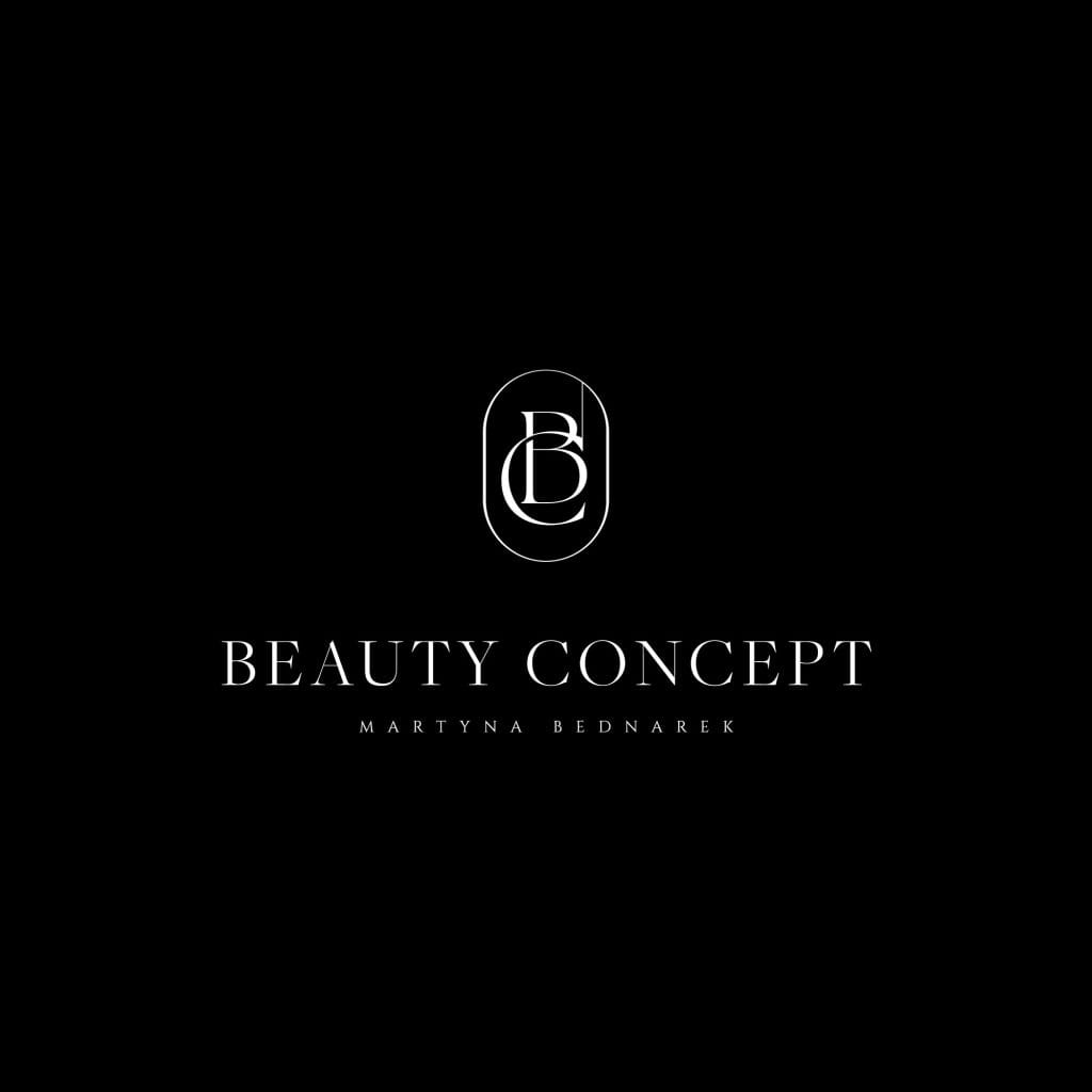 Logo Beauty Concept w eleganckim, minimalistycznym stylu