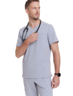 Men’s medical pants STRAIGHT scrubs Basic RUBIN (Kopia)