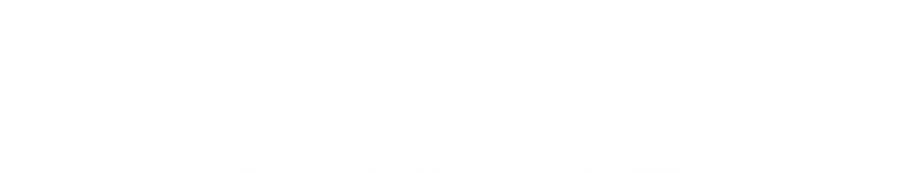 Logo Brow Academy Dagmara Schulz na białym tle