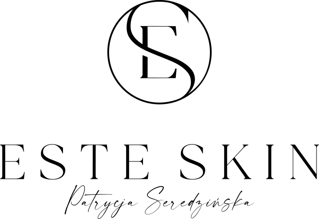 Logo marki Este Skin z nowoczesnym monogramem ES