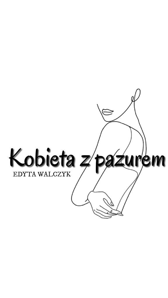 Minimalistyczny zarys kobiety z długimi pazurami