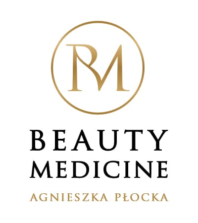 Logo Beauty Medicine Agnieszka Płocka w eleganckim stylu