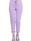 Pantaloni medici donna joggers scrubs Basic NEON PURPLE (Kopia) (Kopia) (Kopia) (Kopia)