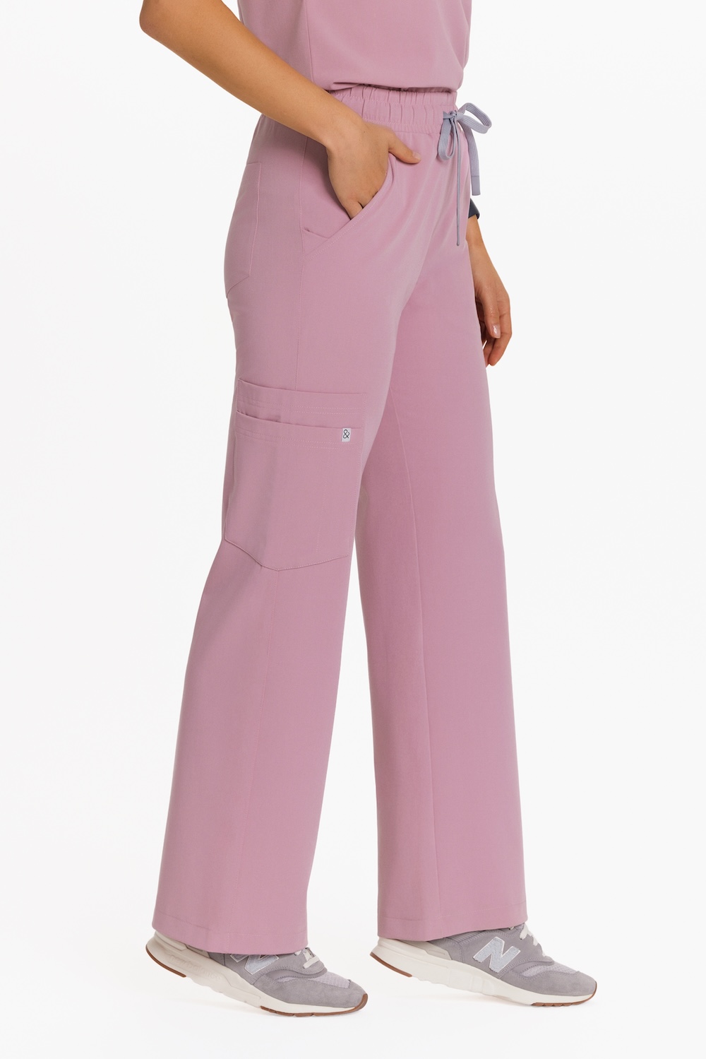 Pantaloni medici da donna WIDE scrubs BASIC ENGLISH ROSE