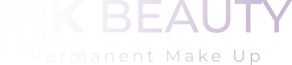 Logo Beauty Ink z odbiciem i napisem Permanent Make Up