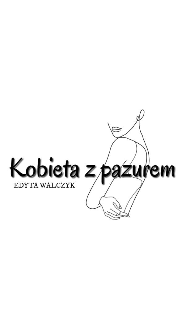 Delikatny szkic kobiety z wyeksponowanymi długimi paznokciami