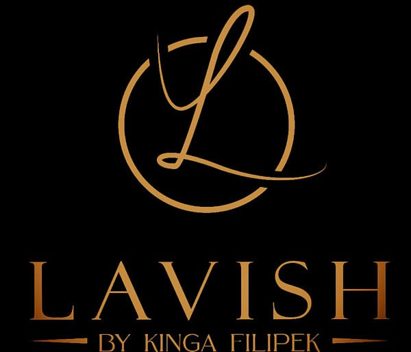 Logo marki Lavish by Kinga Filipek w eleganckim stylu