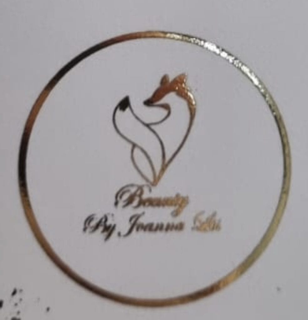 Eleganckie logo z lisem w złotym okręgu dla Beauty Przy Iwanie Sofii
