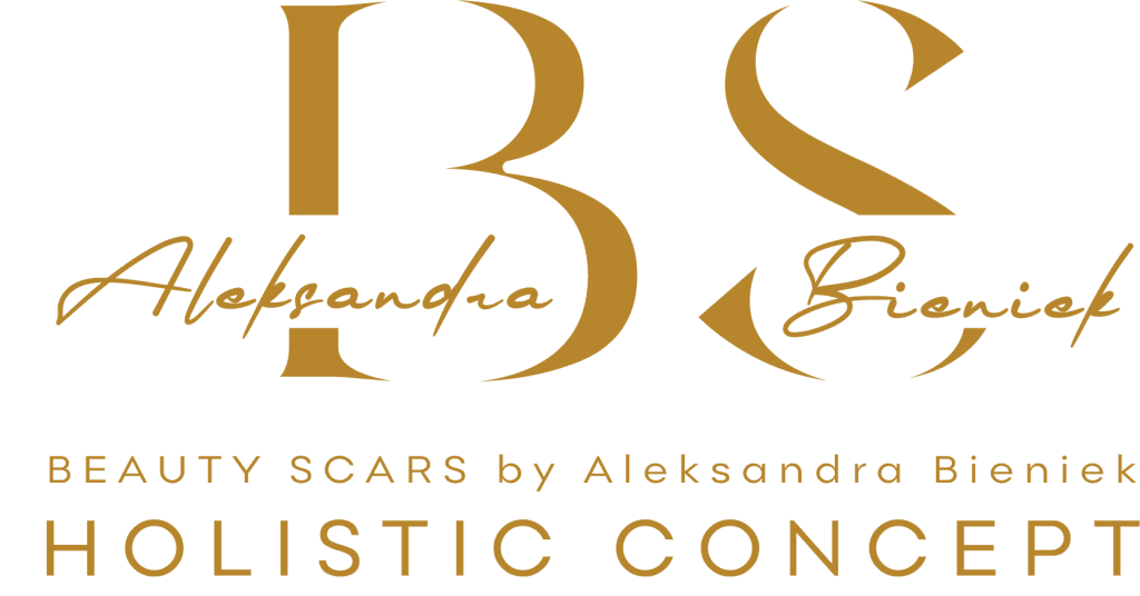Logo Beauty Scars by Aleksandra Bieniek z napisem Holistic Concept