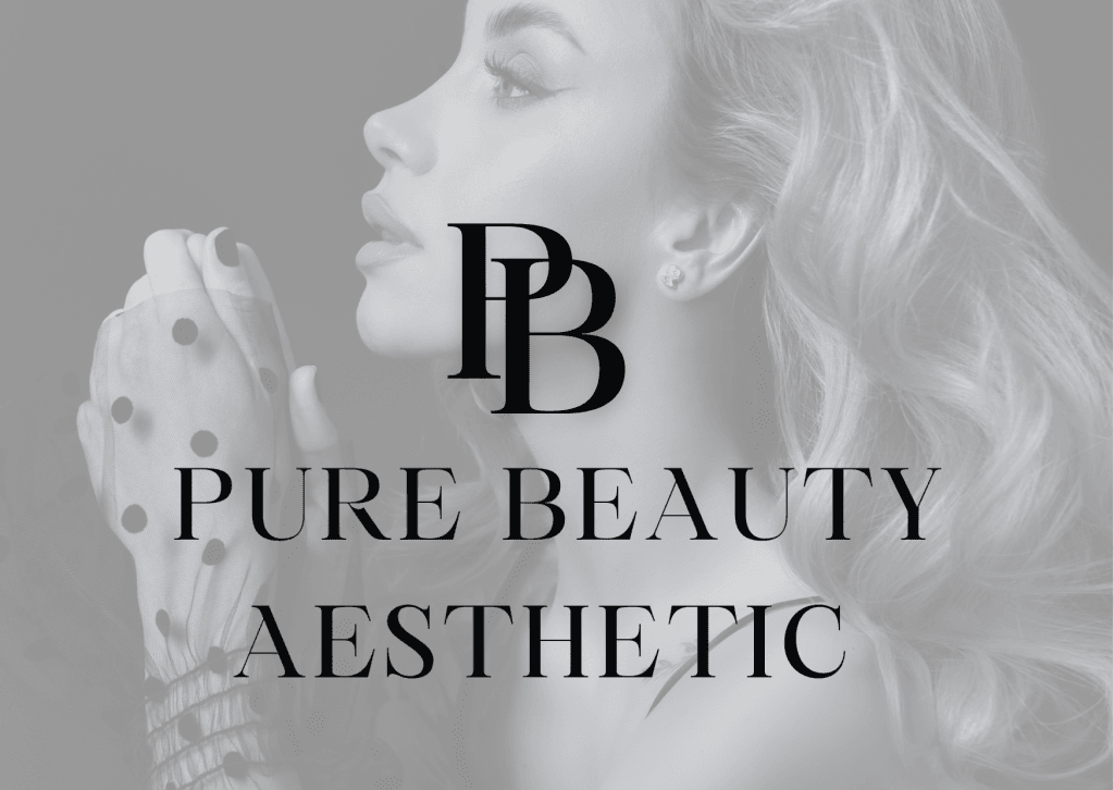 Profil kobiety z delikatnym makijażem i falującymi włosami w eleganckim stroju.