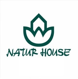 Logo Natur House symbolizujące naturalne podejście do zdrowia i urody