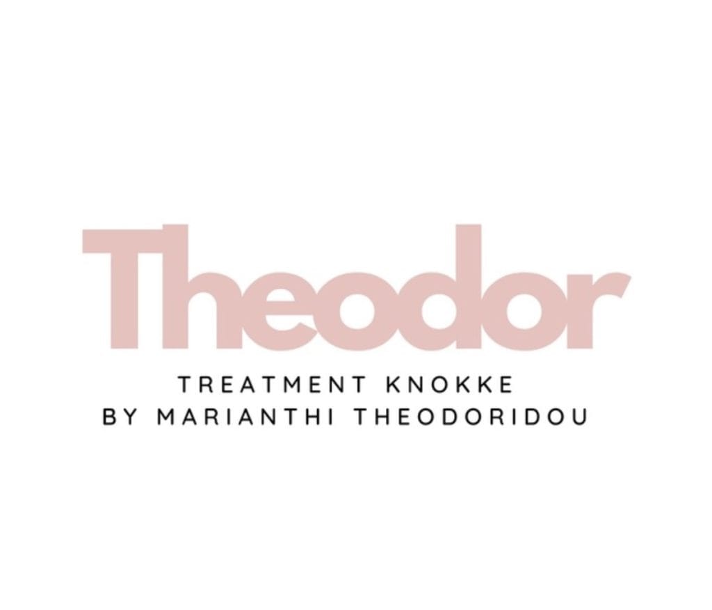 Logo marki Theodor oferującej profesjonalne zabiegi medyczne i kosmetyczne.