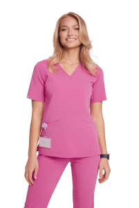Bluzka medyczna damska scrubs Basic HI BARBIE