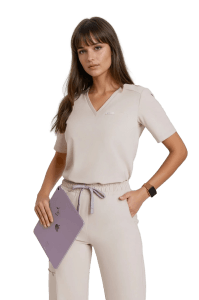 Dámská lékařská blůza Scrubs Basic One Pocket COLD NUDE