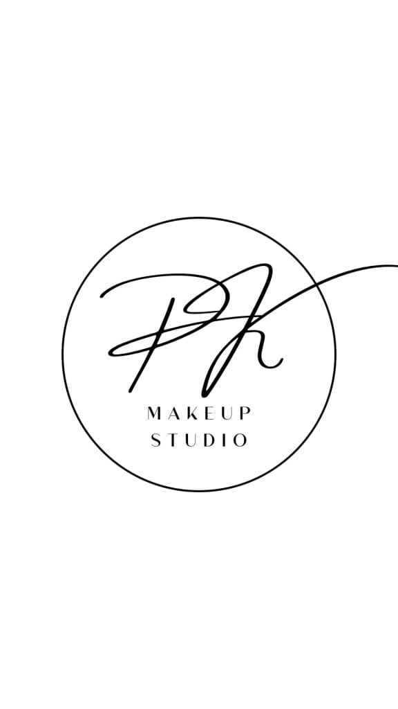 Logo PR Makeup Studio w minimalistycznym stylu