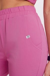 Spodnie medyczne damskie PROSTE SCRUBS Basic HI BARBIE