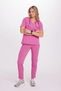 Bluzka medyczna damska scrubs Basic HI BARBIE