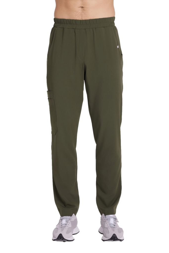 Pantaloni medici da uomo DRITTI scrub Basic KHAKI