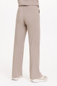 Dámské zdravotnické kalhoty WIDE scrubs Basic LATTE