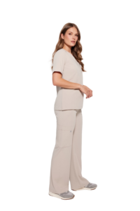 Női orvosi nadrág WIDE SCRUBS Basic COLD NUDE Női orvosi nadrág WIDE SCRUBS Basic COLD NUDE