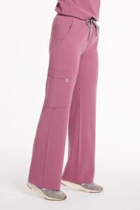 Dámské lékařské kalhoty WIDE scrubs Basic DOLCE ROSA