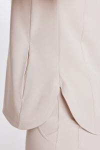 Women’s medical blouse scrubs Basic Flex COLD NUDE