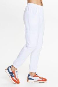 Pánské lékařské kalhoty jogger scrubs premium WHITE