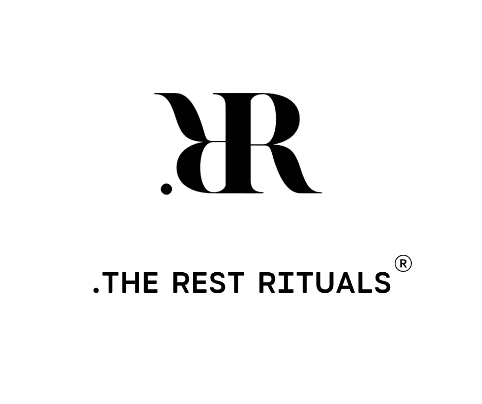 Logo The Rest Rituals w czerni na białym tle