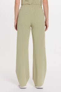 Spodnie medyczne damskie SZEROKIE SCRUBS GREEN TEA