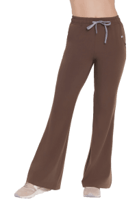 Női orvosi nadrág FLARE SCRUBS Basic CHOCOLATE Basic női nadrág