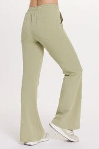 Spodnie medyczne damskie FLARE SCRUBS Basic GREEN TEA