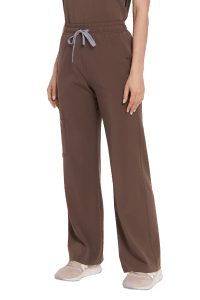 Pantaloni medici da donna WIDE SCRUBS CHOCOLATE
