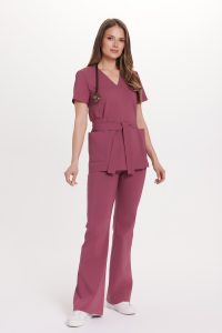 Tunica Malwa Premium a maniche corte da donna con busta medica