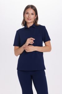 Dámská lékařská blůza Basic Polo GRANITE