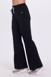 Women’s medical pants FLARE scrubs Basic BLACK
