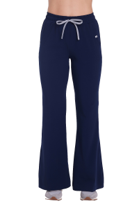 Women’s medical pants FLARE scrubs Basic NAVY BLUE