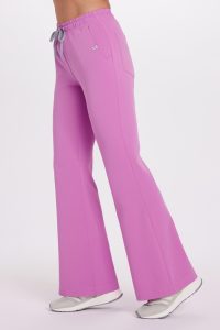 Pantaloni medici da donna FLARE scrubs Basic PINK KISS