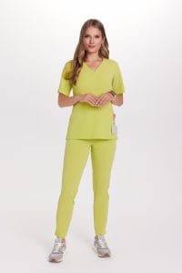 Camicetta medica da donna Basic KIWI