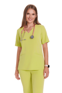 Camicetta medica da donna Basic KIWI