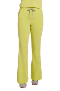 Pantaloni medici da donna FLARE scrubs Basic KIWI