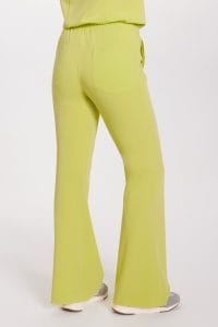 Pantaloni medici da donna FLARE scrubs Basic KIWI