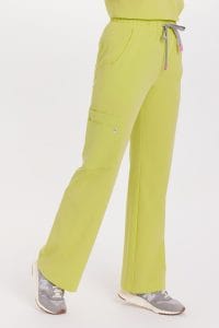 Pantaloni medici da donna SCRUBS Basic KIWI