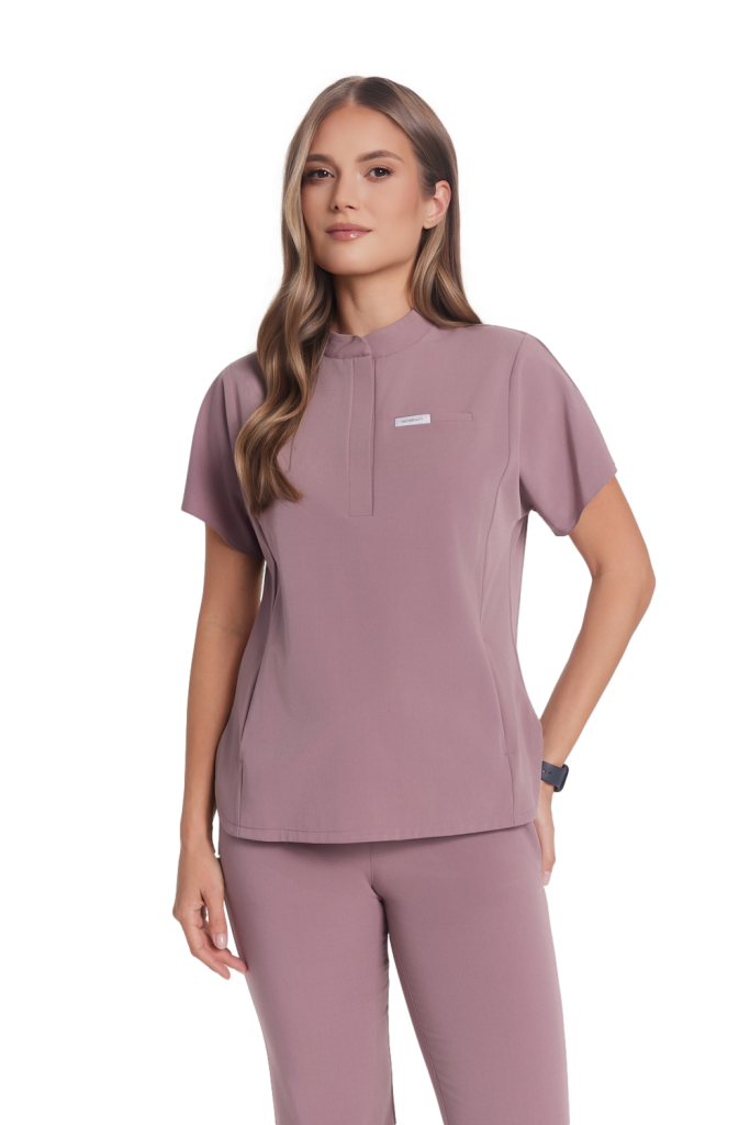 Bluzka medyczna damska scrubs Basic Flex FRAPPE Bluzka medyczna damska scrubs Basic Flex FRAPPE