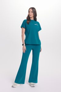 Dámske lekárske nohavice FLARE scrubs Basic LAGUNA