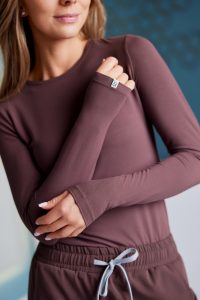 Longsleeve medyczny damski HOT CHOCOLATE