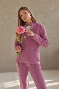 Polarowa bluza medyczna damska DOLCE ROSA