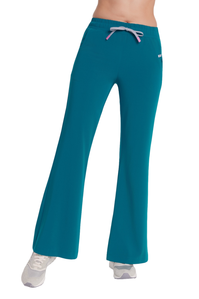 Dámske lekárske nohavice FLARE scrubs Basic LAGUNA