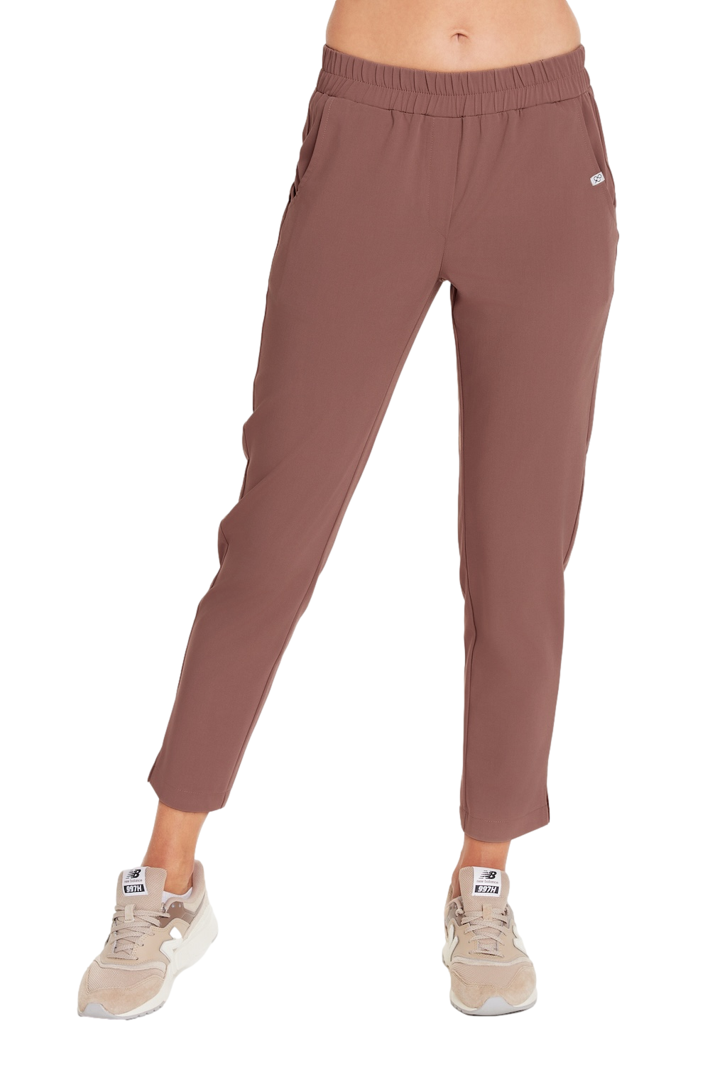 Dámske lekárske nohavice PROSTE SCRUBS Basic HAZELNUT